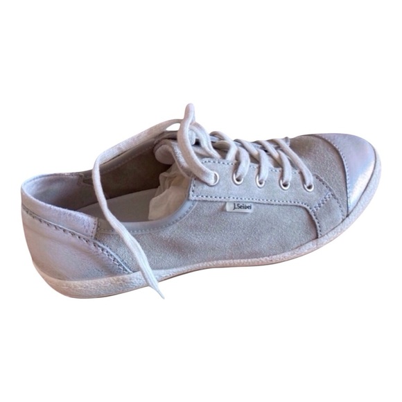 Josef Seibel Grey Suede Sneakers - EU 36 (US 5.5-6) - New in Box preppy classic - Picture 13 of 16